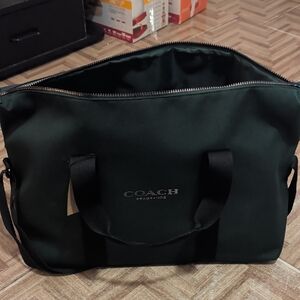 Coach Men's Green Duffel Bag